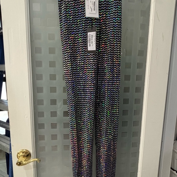 Dolce & Gabbana Black and Multicolor Leggings - Picture 6 of 7